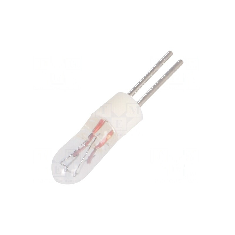 Lampă miniaturală BI-PIN 28V DC 24mA Tip Balon T1 Ø 3,3mm - Durată de viață 10000 ore | Electronic-mag.ro | Componente Electroni