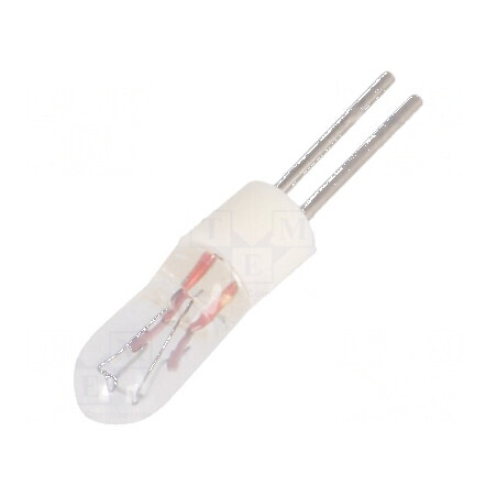 Lampă miniaturală BI-PIN 28V DC 24mA Tip Balon T1 Ø 3,3mm - Durată de viață 10000 ore | Electronic-mag.ro | Componente Electroni