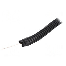 Tub de protecție PVC neagră 16mm, lungime 25m, rezistență la temperaturi între -25 și 60°C | Electronic-mag.ro | Componente Elec