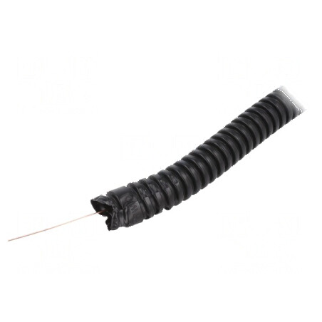 Tub de protecție PVC neagră 16mm, lungime 25m, rezistență la temperaturi între -25 și 60°C | Electronic-mag.ro | Componente Elec
