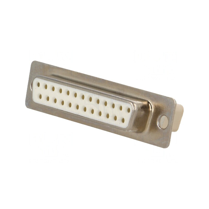 Mufă mamă D-Sub 25 PIN pe cablu, versiune fără contacte 3A | Electronic-mag.ro | Componente Electronice