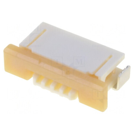 Conector FFC/FPC orizontal cu 4 pini contacte inferioare ZIF - Componentă electronică de înaltă calitate | Electronic-mag.ro | C