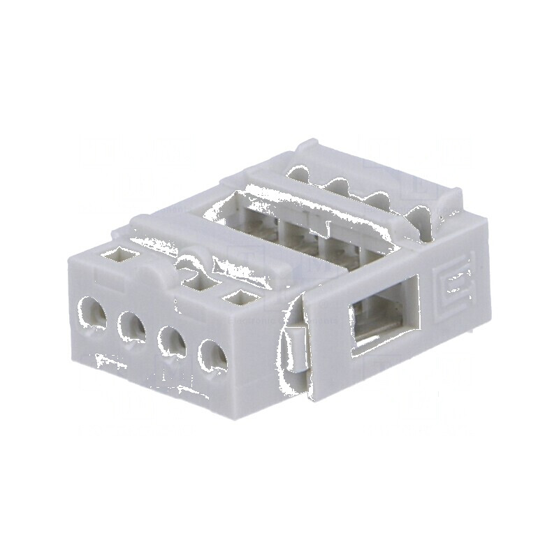 Conector IDC Mufă Mamă 4 PIN THT 2,54mm Cositorit - Componentă Electronică de Înaltă Calitate | Electronic-mag.ro | Componente E