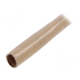 Manșon electroizolant din fibră de sticlă bej, temperatură -30÷155°C, diametru interior 1mm | Electronic-mag.ro | Componente Ele