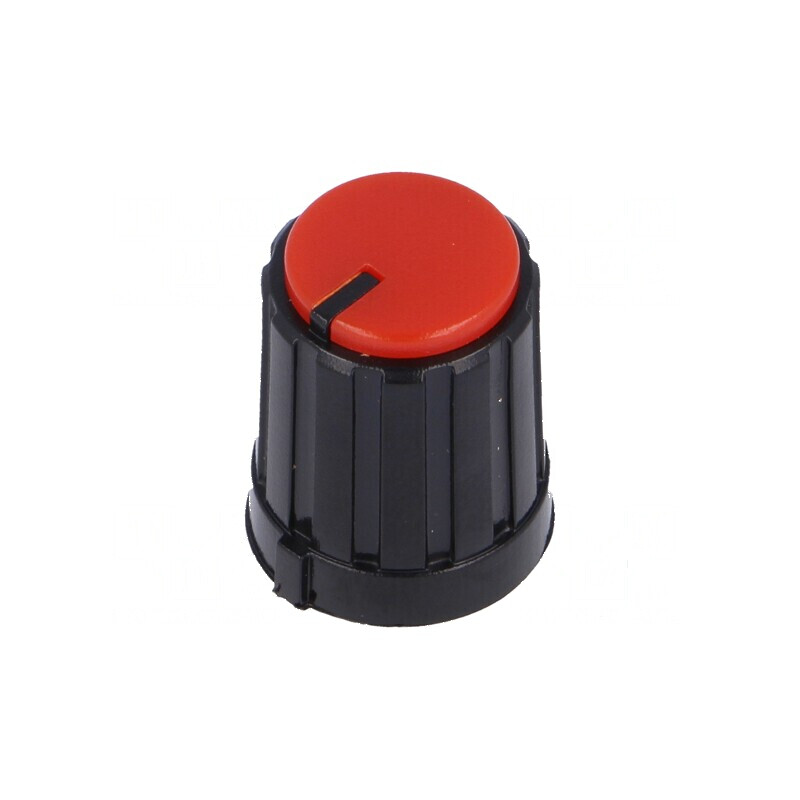 Buton Rotativ Miniatural cu Indicator Plastic Ø6mm Roșu - Control Precis pentru Dispozitive Electronice | Electronic-mag.ro | Co Buton Rotativ Miniatural cu Indicator Plastic Ø6mm Roșu - Control Precis pentru Dispozitive Electronice | Electronic-mag.ro | Co