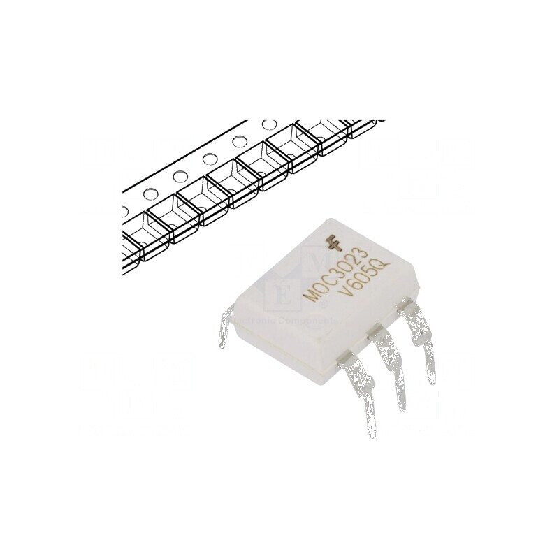 Optotriac MOC302XM 4,17kV Triac DIP6 - Componentă Electronică de Control al Puterii | Electronic-mag.ro | Componente Electronice