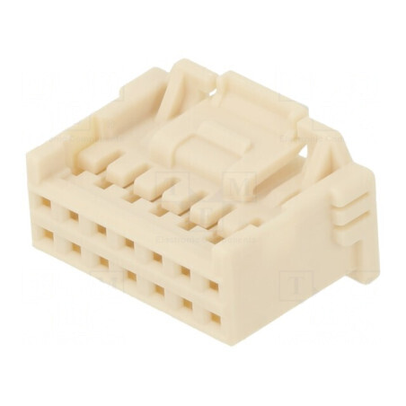 "Carcasă de priză duală 2.0 W/B, 14 circuite, bej, pentru instalații electrice" | Electronic-mag.ro | Componente Electronice