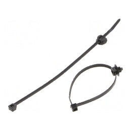 Colier de strângere cu lame de fixare, dimensiuni L: 202mm, W: 4,6mm, rezistență 225N | Electronic-mag.ro | Componente Electroni