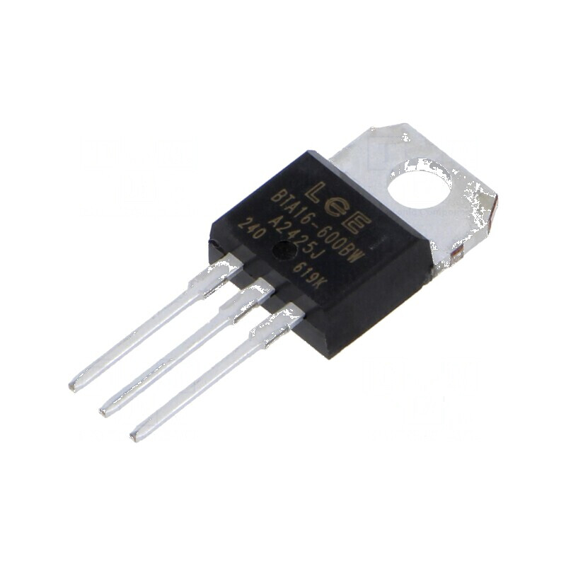 Triac 600V 16A TO220AB - Igt 50mA, Ufmax 1,55V - Componentă electronică de putere | Electronic-mag.ro | Componente Electronice Triac 600V 16A TO220AB - Igt 50mA, Ufmax 1,55V - Componentă electronică de putere | Electronic-mag.ro | Componente Electronice
