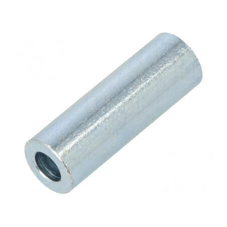 Manșon Distanțier Cilindric 18mm Oțel Zincat - Diametru Exterior 6mm | Electronic-mag.ro | Componente Electronice