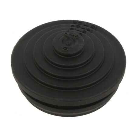 Manșon elastomer termoplastic TPE negru pentru cabluri cu diametrul între 0 și 22 mm, protecție IP54 | Electronic-mag.ro | Compo
