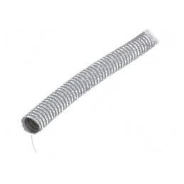 Tub de protecție PVC gri, dimensiune 25mm, lungime 50m, rezistență temperatură -25÷60°C, 320N | Electronic-mag.ro | Componente E
