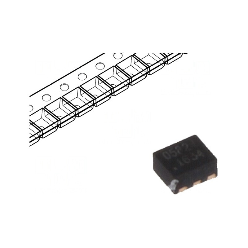 Diodă TVS Unidirecțională 9,5V 3A 100W SLP1210N6 - Protecție Circuită Ch: 2 | Electronic-mag.ro | Componente Electronice Diodă TVS Unidirecțională 9,5V 3A 100W SLP1210N6 - Protecție Circuită Ch: 2 | Electronic-mag.ro | Componente Electronice