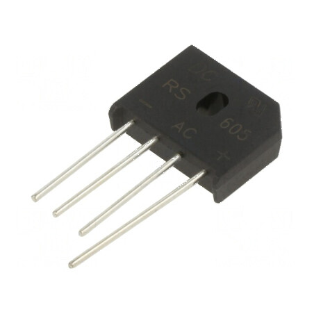 Punte Redresoare Monofazată Urmax 600V, 6A If, 150A Ifsm - Soluție Profesională pentru Redresare Energii | Electronic-mag.ro | C