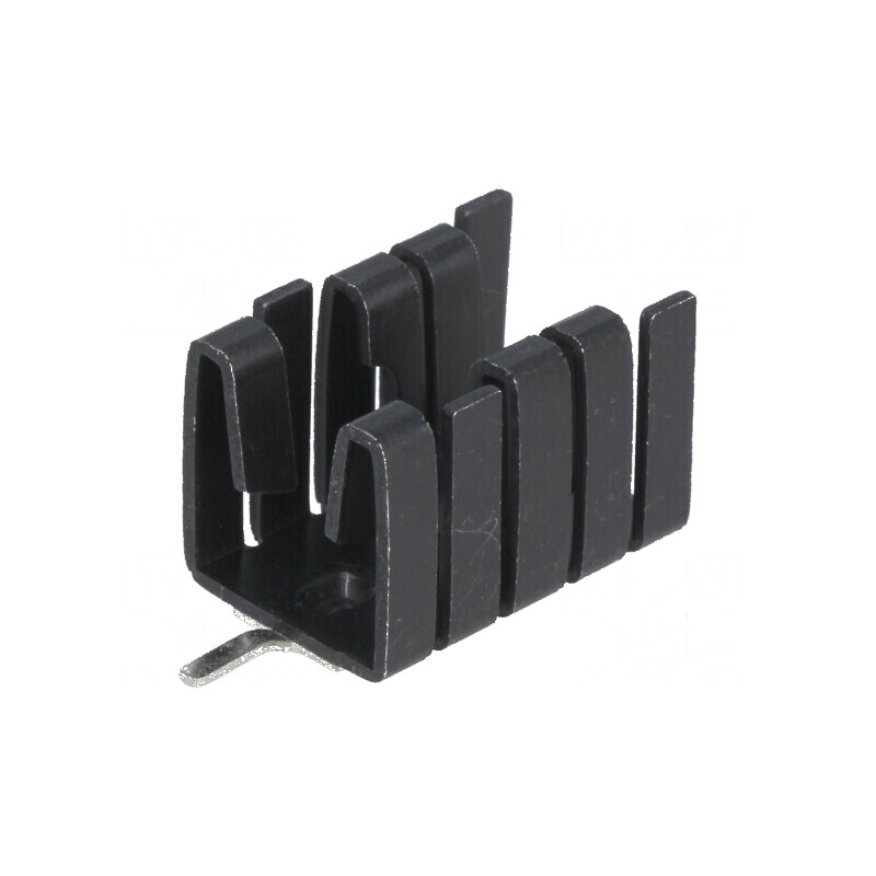 Radiator presat TO220 negru - Dimensiuni 19mm x 12,8mm x 12,7mm | Electronic-mag.ro | Componente Electronice Radiator presat TO220 negru - Dimensiuni 19mm x 12,8mm x 12,7mm | Electronic-mag.ro | Componente Electronice