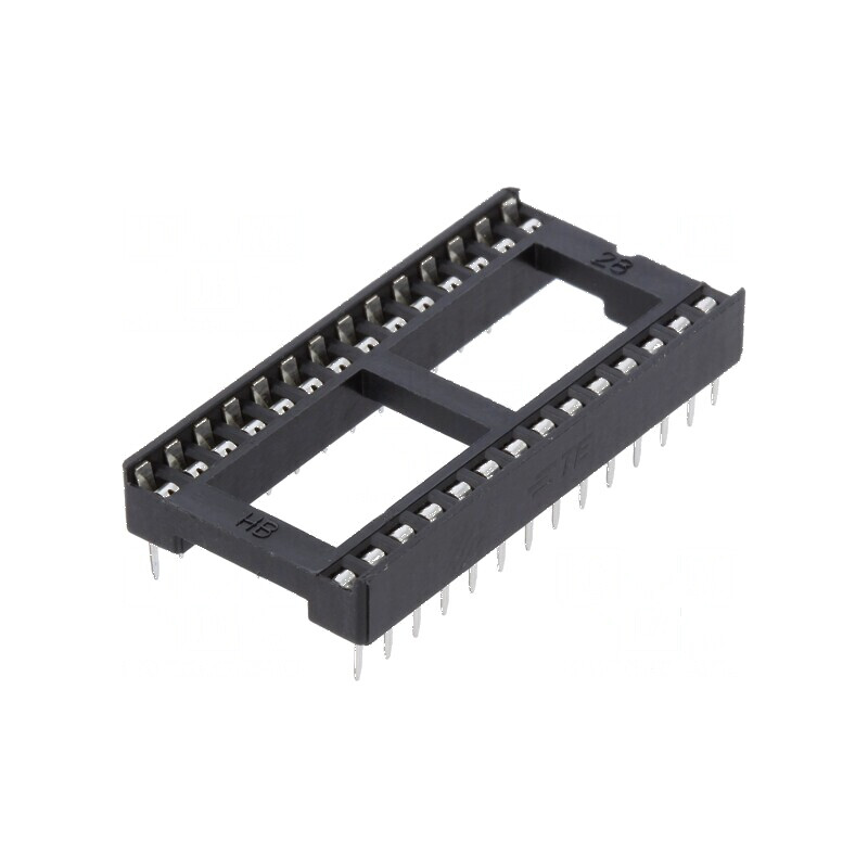 Soclu pentru circuite integrate DIP28, 15,24mm THT, Raster 2,54mm - Componentă electronică profesională | Electronic-mag.ro | Co