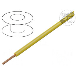 Cablu BETAtherm® 155 1x0,25mm² litat Cu galben - Interval Temperaturi -55° până la 155°C | Electronic-mag.ro | Componente Electr