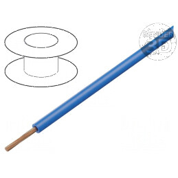 Cablu BETAtherm® 155 1x0,25mm² Litat Cu Albastru pentru Temperatură -55° până la 155°C | Electronic-mag.ro | Componente Electron