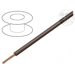 Cablu BETAtherm® 155 1x0,25mm² Litat Cu Maro pentru Temperaturi de la -55 la 155°C, 600V | Electronic-mag.ro | Componente Electr