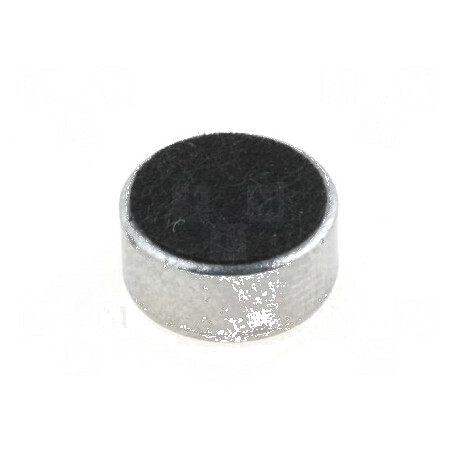 Microfon Condensator Profesional 2,2kΩ Ø9,7x4,5mm 600uA 1,5÷10V SNR 60dB - Performanță Ridicată pentru Înregistrări Audi | Elect