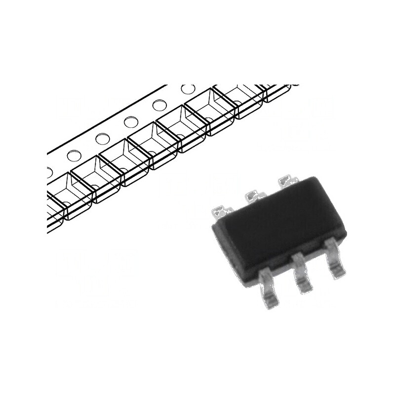 Tranzistor NPN Bipolar RF 12V 65mA 0,45W SOT363 - Pachet 2 Bucăți | Electronic-mag.ro | Componente Electronice