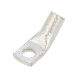 Vârf Inelar Tubular M5 10mm² Crimpat pe Cablu cu Unghi de 45° pentru Conexiuni Electrice | Electronic-mag.ro | Componente Electr