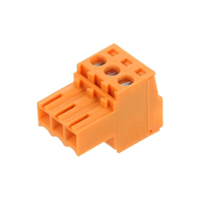 Regletă de conexiuni deconectabilă 3,5mm cu 3 piste - mufă dreptă | Electronic-mag.ro | Componente Electronice