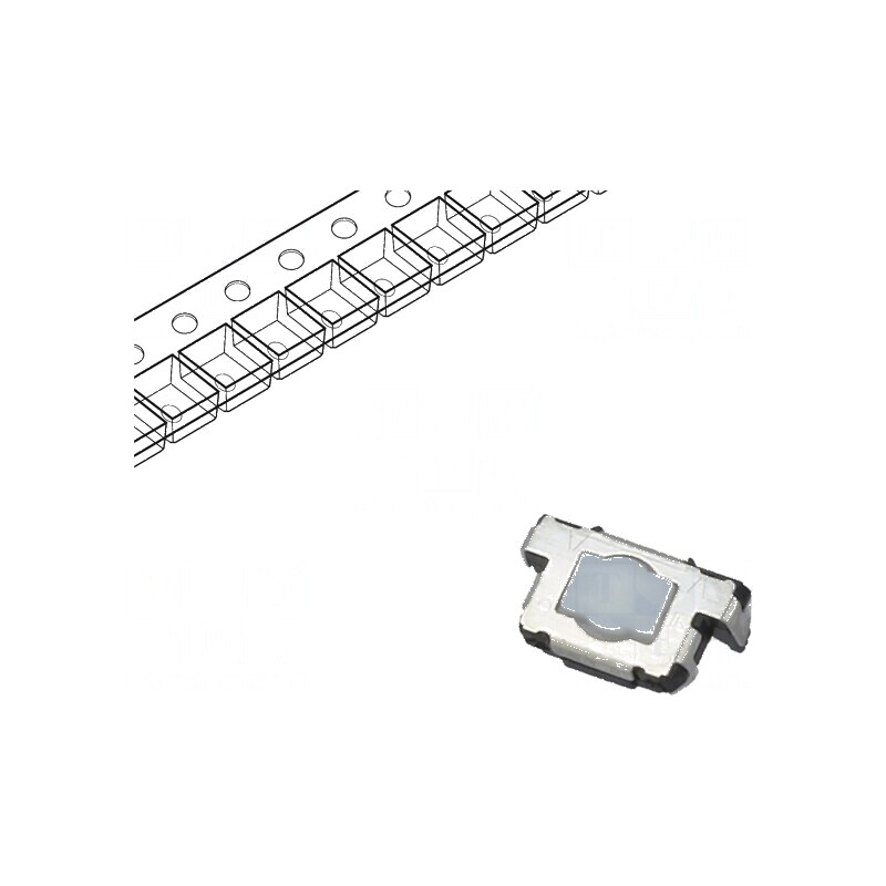Microîntrerupător TACT SPST Poz. 2 0,02A/12VDC SMT 3,5mm pentru Circuit Electric | Electronic-mag.ro | Componente Electronice