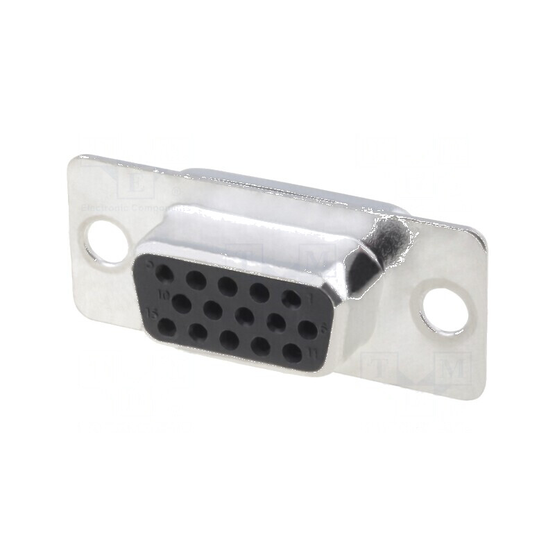Mufă mamă D-Sub HD PIN 15 cu cablu de lipire, 5A 250V, 20mΩ | Electronic-mag.ro | Componente Electronice Mufă mamă D-Sub HD PIN 15 cu cablu de lipire, 5A 250V, 20mΩ | Electronic-mag.ro | Componente Electronice