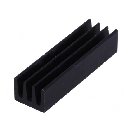 Radiator Extrudat Negru 22mm L x 6,3mm W x 4,8mm H 34K/W - Eficiență Termică Optimală | Electronic-mag.ro | Componente Electroni