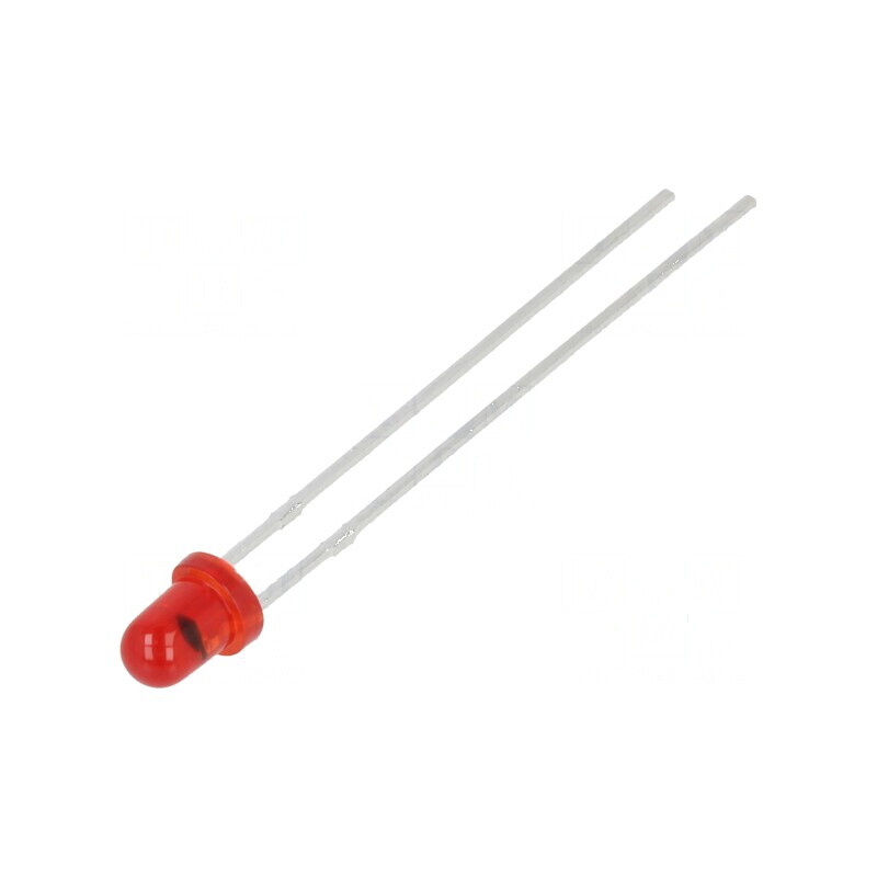LED 3mm Roșie Clipire 400-800mcd 60° 22mA Nr. Termic: 2 | Electronic-mag.ro | Componente Electronice