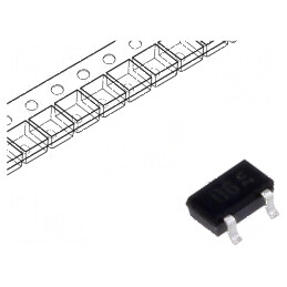 Senzor Hall Unipolar SC59 - Sensibilitate 5÷13,5mT, Tensiune Alimentare 2,7÷18VDC, SMT | Electronic-mag.ro | Componente Electron