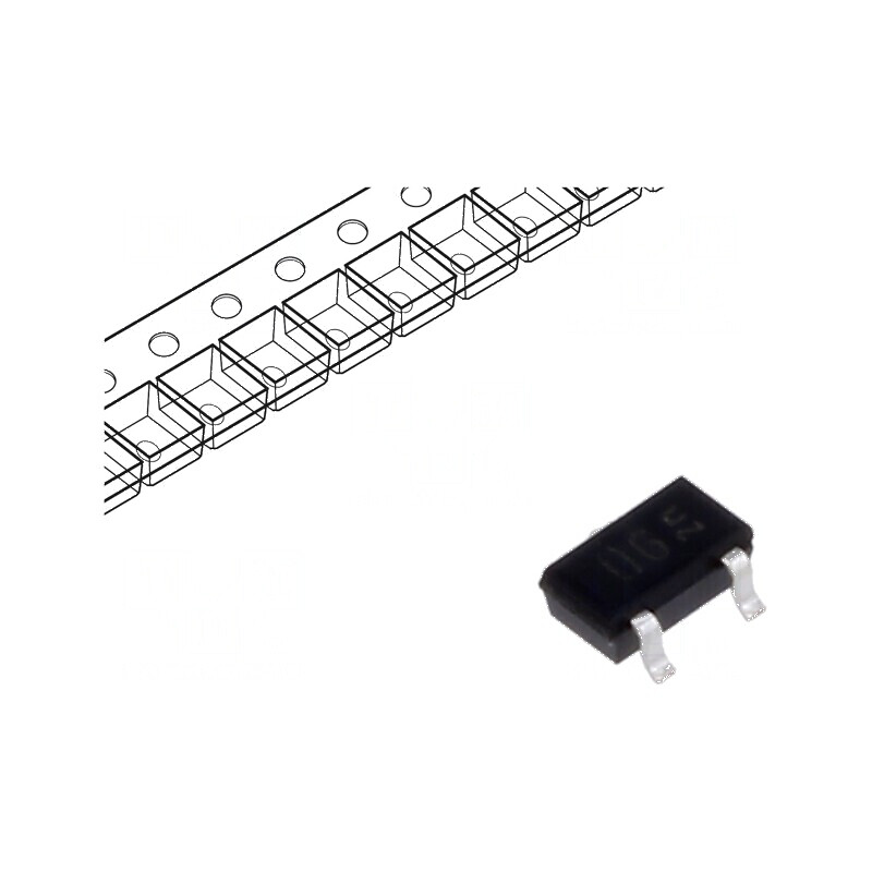 Senzor Hall Unipolar SC59 - Sensibilitate 5÷13,5mT, Tensiune Alimentare 2,7÷18VDC, SMT | Electronic-mag.ro | Componente Electron