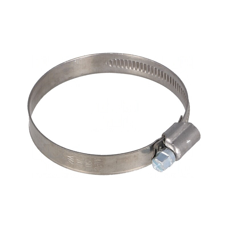 Colier cu şurub de strângere W: 12mm - Crimpare 50-70mm DD W2 pentru instalații industriale | Electronic-mag.ro | Componente Ele