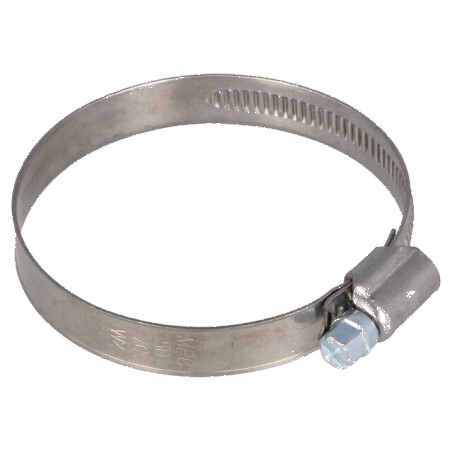 Colier cu şurub de strângere W: 12mm - Crimpare 50-70mm DD W2 pentru instalații industriale | Electronic-mag.ro | Componente Ele