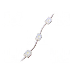 Lumină LED Albă 7000K 300mW 30lm IP67 160° - Diode 2835, Temperatura de Funcționare -25÷55°C | Electronic-mag.ro | Componente El