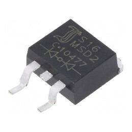Diodă Redresoare SMD 1kV 8Ax2 1,5us D2PAK - Ufmax: 1,1V, Ir: 5uA - Componentă Electronică Profesionistă | Electronic-mag.ro | Co