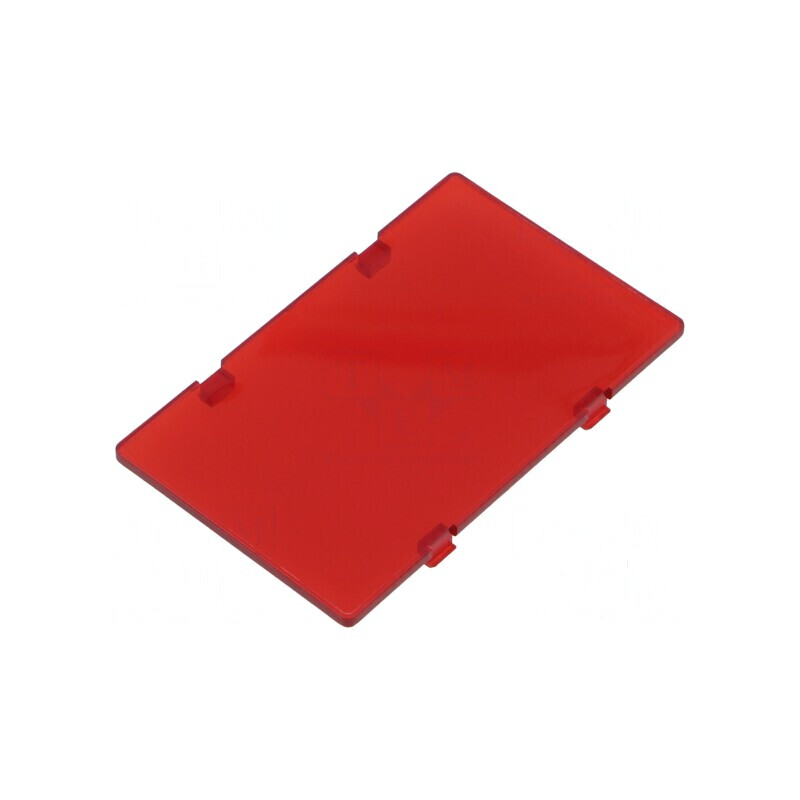 Filtru roșu din ABS pentru protecția echipamentelor electronice | Electronic-mag.ro | Componente Electronice