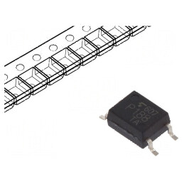 Optocuplor SMD 1 Canal, 1 Iesire, Tranzistori, Izolare 3,75kV, Tensiune Colector-Emetter 350V | Electronic-mag.ro | Componente E