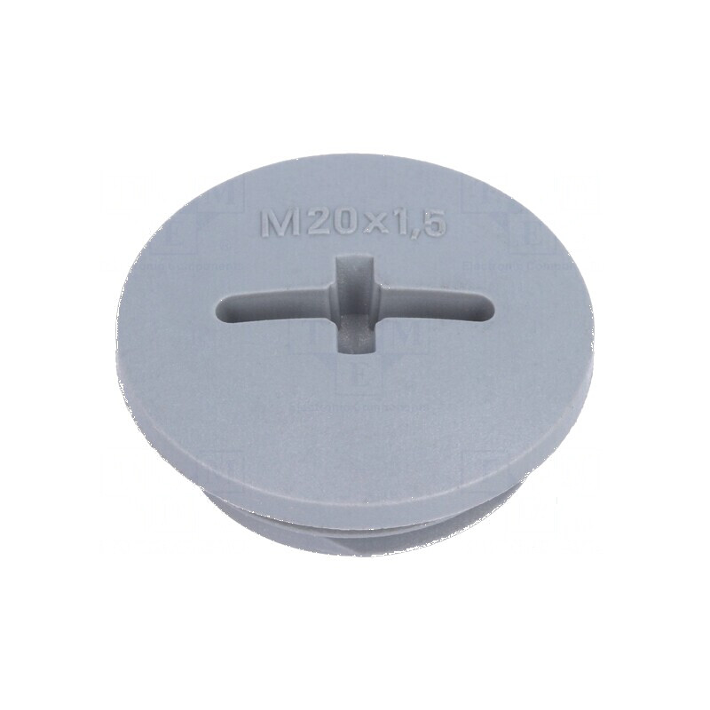 Capac de protecţie M20 1,5 IP68 din poliamidă gri închis pentru cabluri de 6mm | Electronic-mag.ro | Componente Electronice Capac de protecţie M20 1,5 IP68 din poliamidă gri închis pentru cabluri de 6mm | Electronic-mag.ro | Componente Electronice