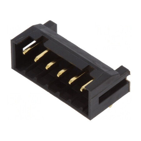 Conector cablu-cablu/PCB soclu tată PIN 6 DF3 Pas 2mm THT - Componentă electronică pentru montaj prin holuri | Electronic-mag.ro