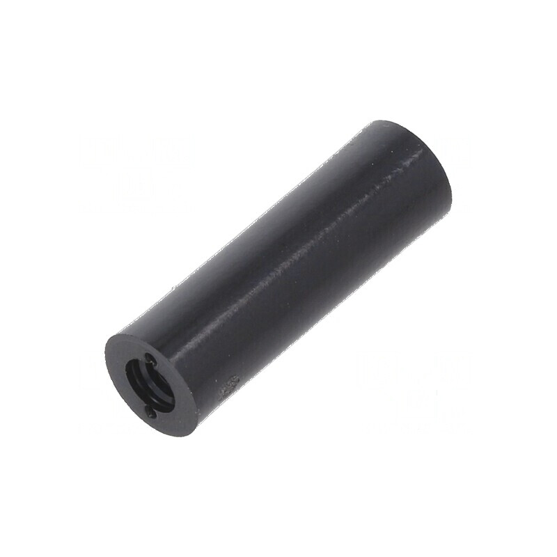 Manșon distanțier cilindric din poliamidă M4, lungime 25mm, diametru exterior 8mm | Electronic-mag.ro | Componente Electronice