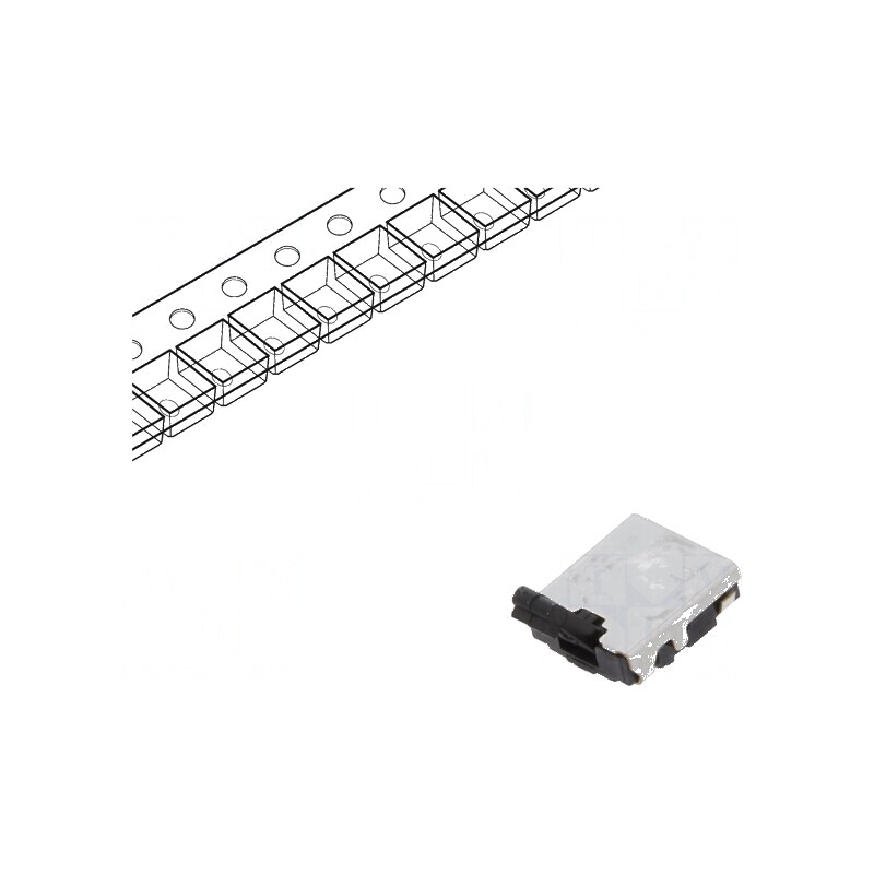 Comutator cu Senzor Pozitiv 2 SPST 0,01A/5VDC cu Terminal Curbat 500mΩ | Electronic-mag.ro | Componente Electronice