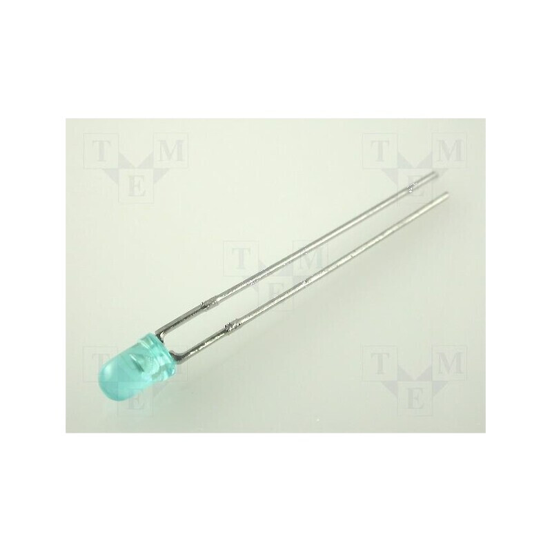 LED 3mm Albastru 20-50mcd 60° Convex, Tensiune 3,8-4,5V | Electronic-mag.ro | Componente Electronice