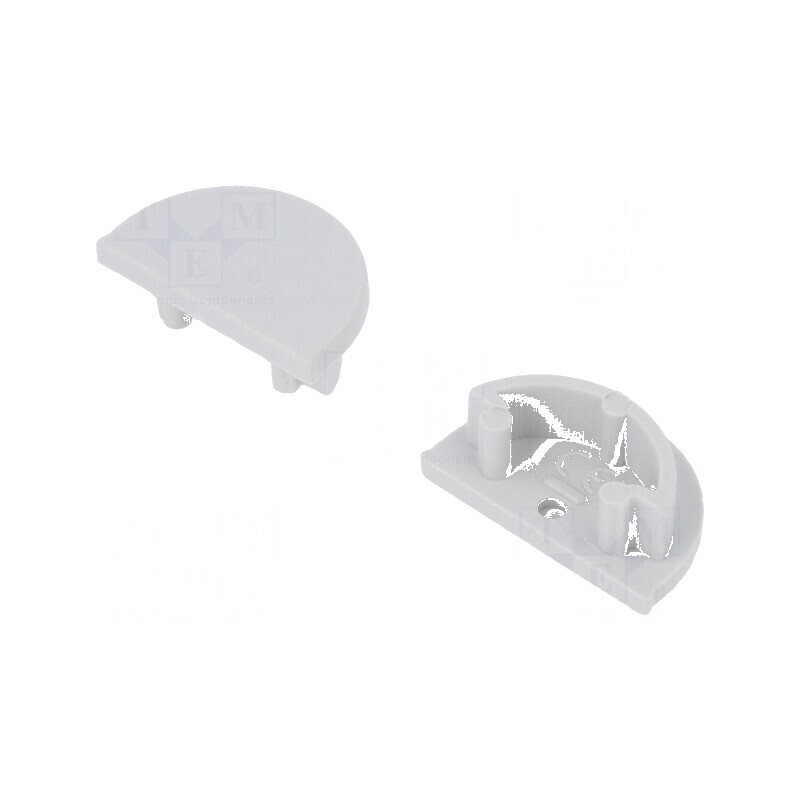 Obturator LED Profil Gri 2 Bucăți ABS cu Inscripția TOPMET | Electronic-mag.ro | Componente Electronice