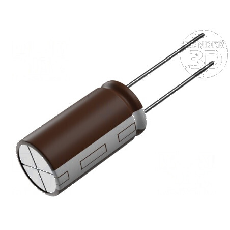 Condensator Electrolitic Low ESR THT 1000uF 16VDC Ø10x20mm - Componentă Electronică de Înaltă Performanță | Electronic-mag.ro | 