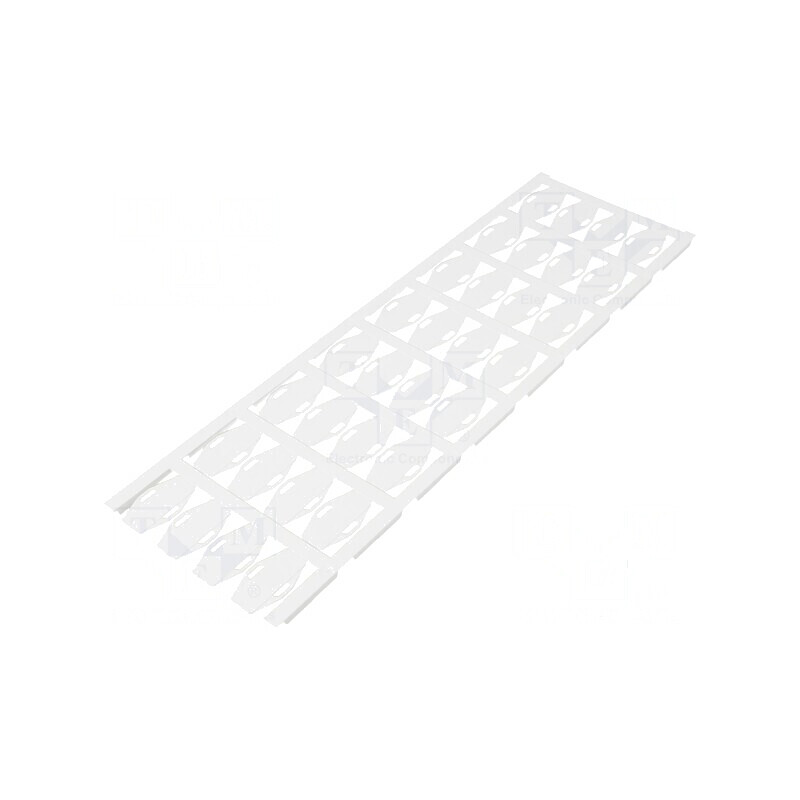 Etichetă poliamidă 66 albă 7÷40mm, rezistentă la temperaturi -40÷100°C, UL94V-2, înălțime 24mm | Electronic-mag.ro | Componente 