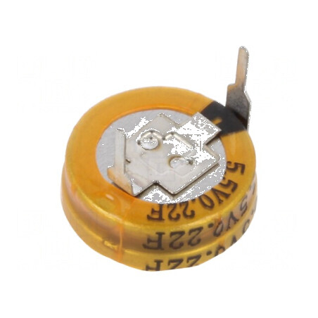 Supercondensator THT 220mF 5.5VDC Ø12x4.8mm - Soluție de Stocare a Energiei pentru Aplicații Electronice | Electronic-mag.ro | C