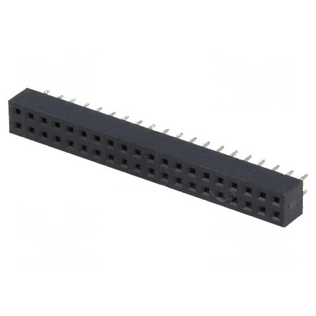 Conector şiruri pini soclu mamă 40 PIN 2mm THT 2x20 - Componentă electronică de înaltă calitate | Electronic-mag.ro | Componente