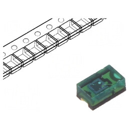 Fototranzistor 0805 cu lungime de undă maximă 550nm, 6V, unghi de detecție 60°, lentilă verde | Electronic-mag.ro | Componente E